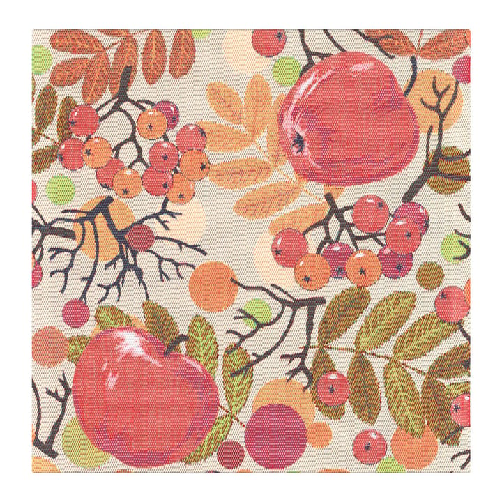 Tovagliolo Äppelbär 35x35 cm - multicolore - Ekelund Linneväveri