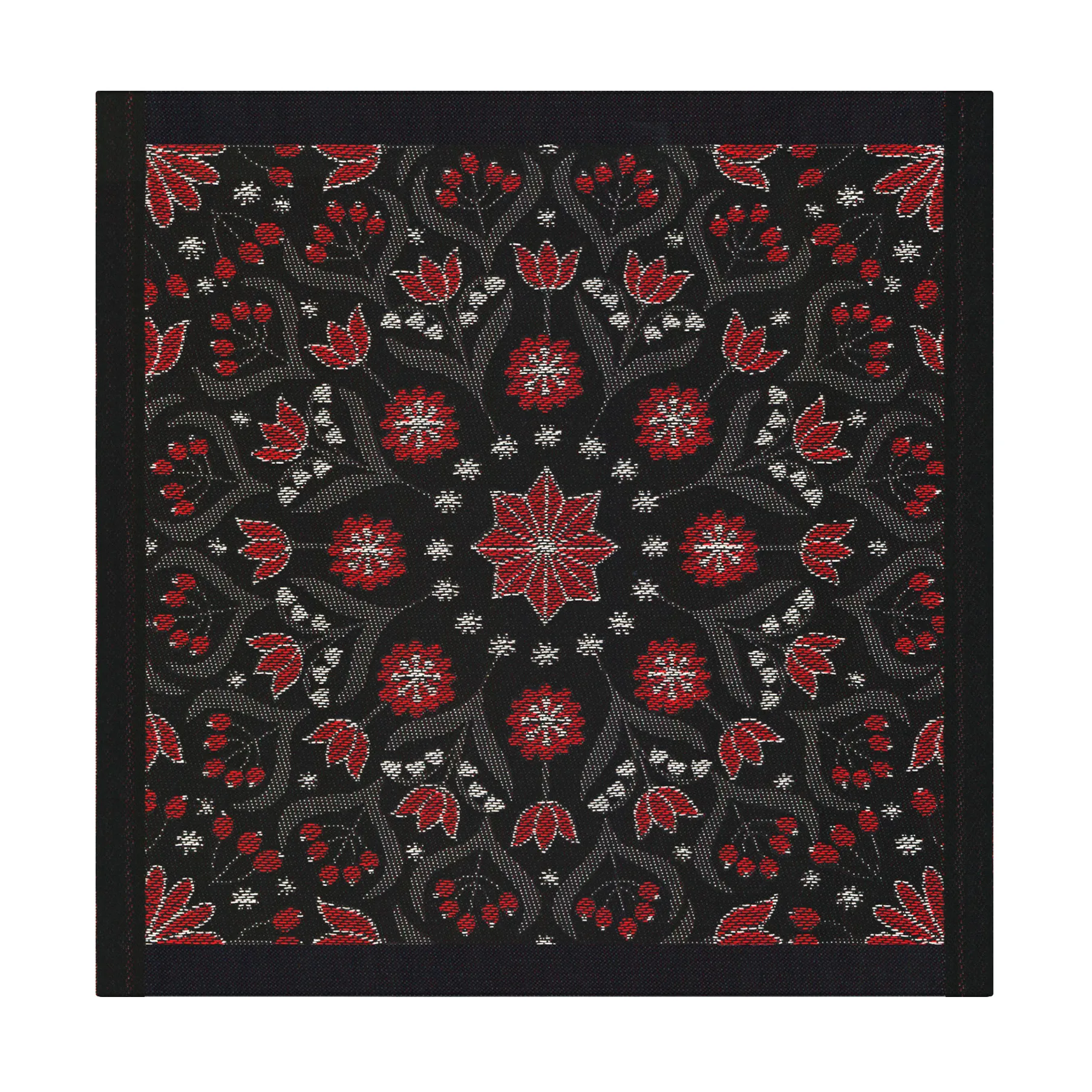 Tovagliolo di Natale Bettys 35x35 cm, Rosso-nero Ekelund Linneväveri