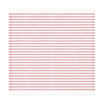 Tovagliolo di stoffa Tvärs 50x50 cm - Rosso - Ekelund Linneväveri