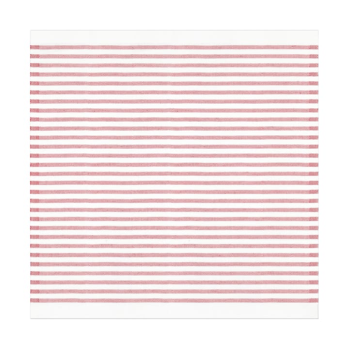 Tovagliolo di stoffa Tvärs 50x50 cm - Rosso - Ekelund Linneväveri