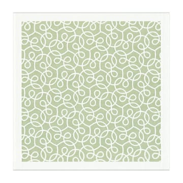 Tovagliolo Lindblom 35x35 cm - verde chiaro - Ekelund Linneväveri