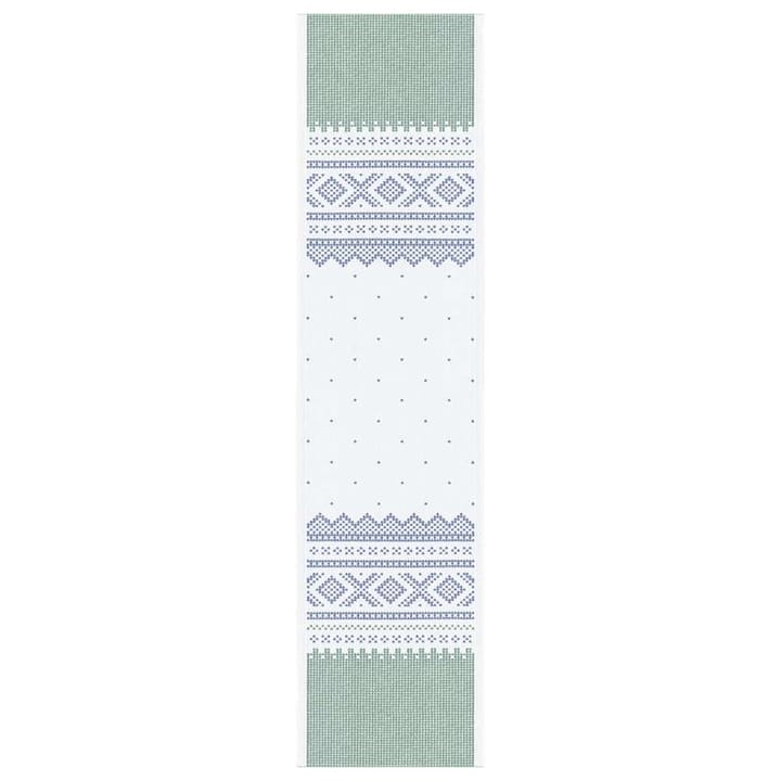 Runner da tavolo Marius 35x140 cm - Verde-blu - Ekelund