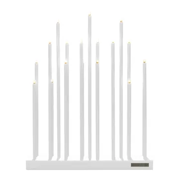 Portacandele elettrico Elflugan Grande - Bianco puro - Elflugan