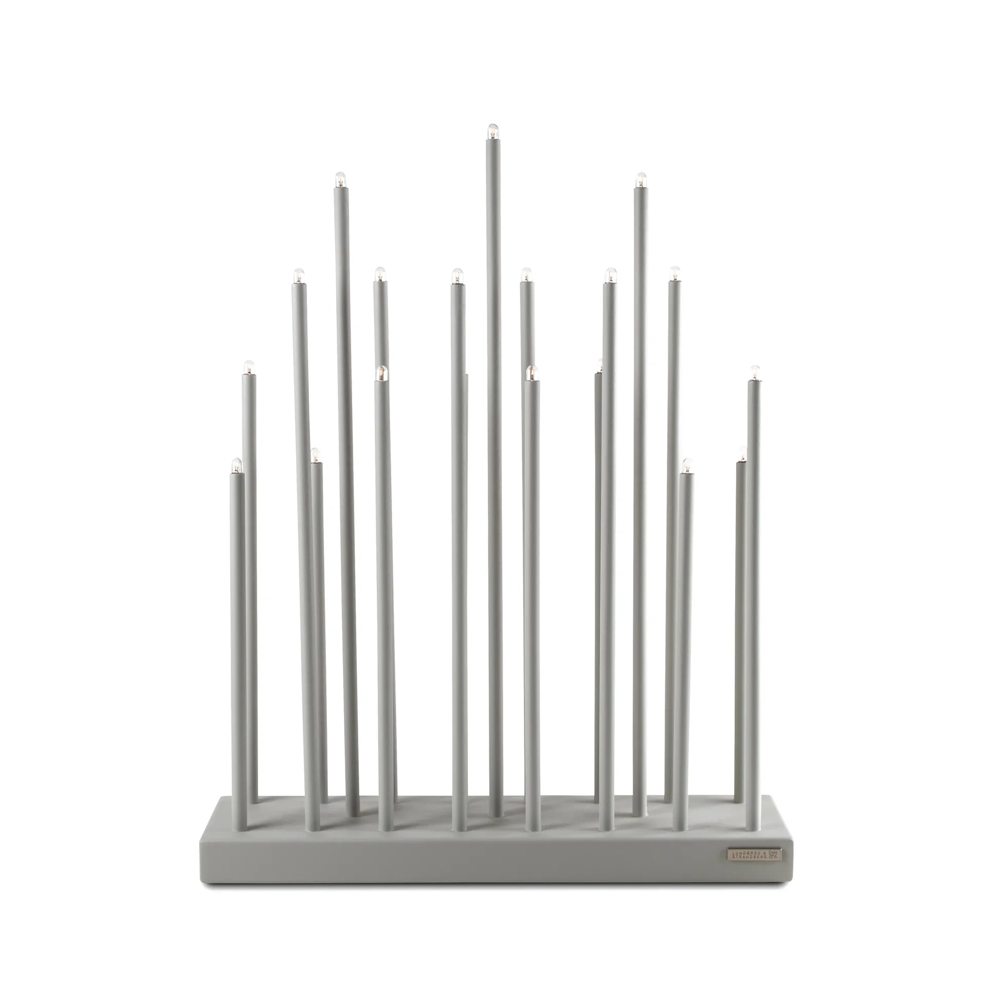 Portacandele elettrico Elflugan Grande, Grigio chiaro Elflugan