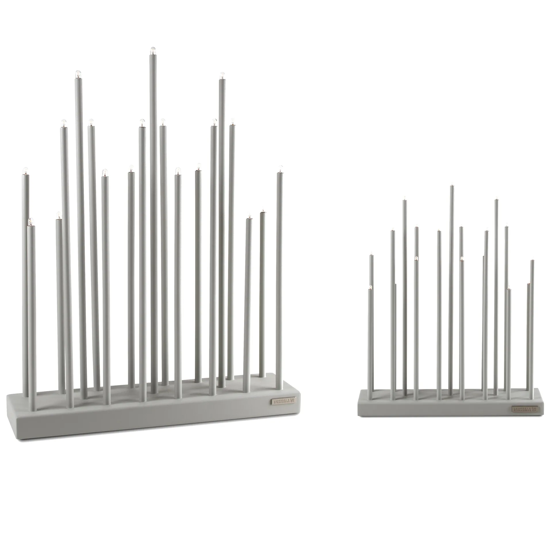 Portacandele elettrico Elflugan Grande, Grigio chiaro Elflugan