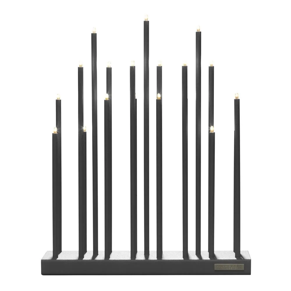 Portacandele elettrico Elflugan Grande, Grigio Elflugan