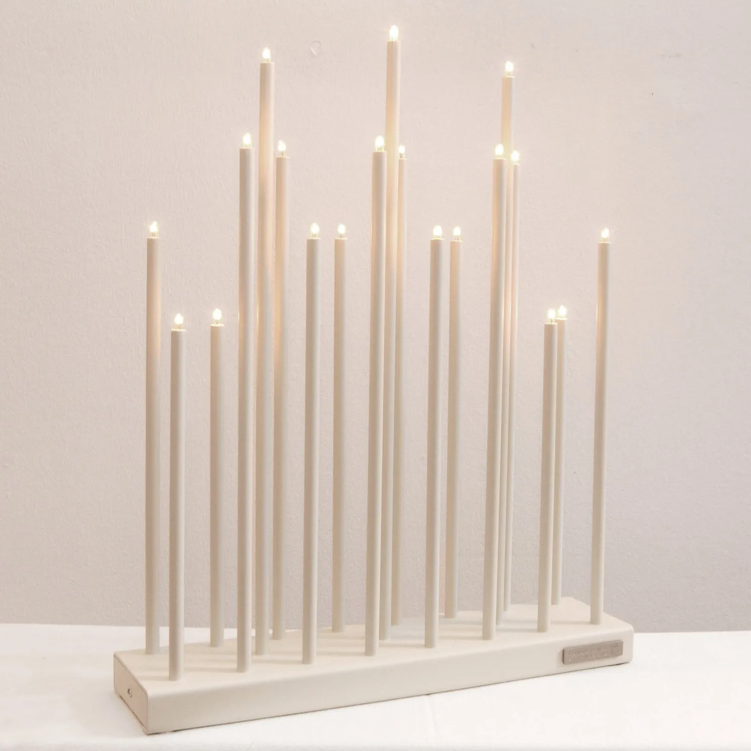 Portacandele elettrico Elflugan Grande, Off-white Elflugan