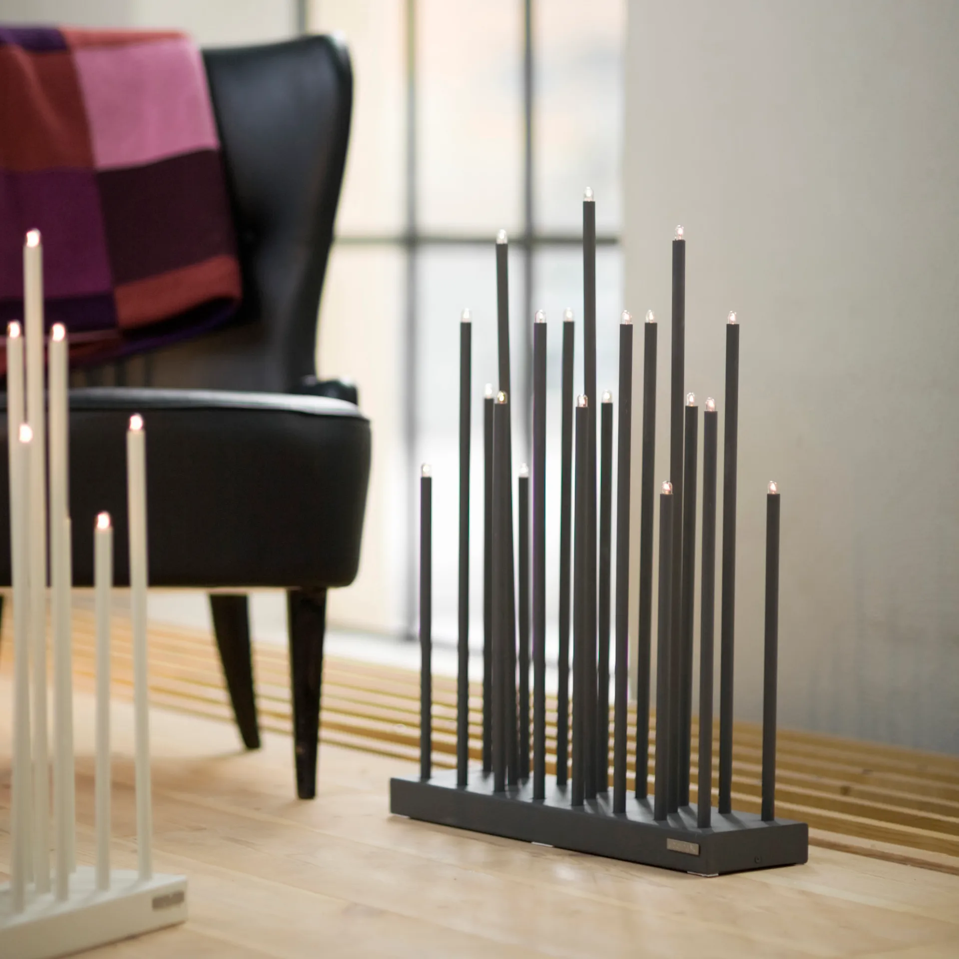 Portacandele Elflugan, Grigio antracite Elflugan