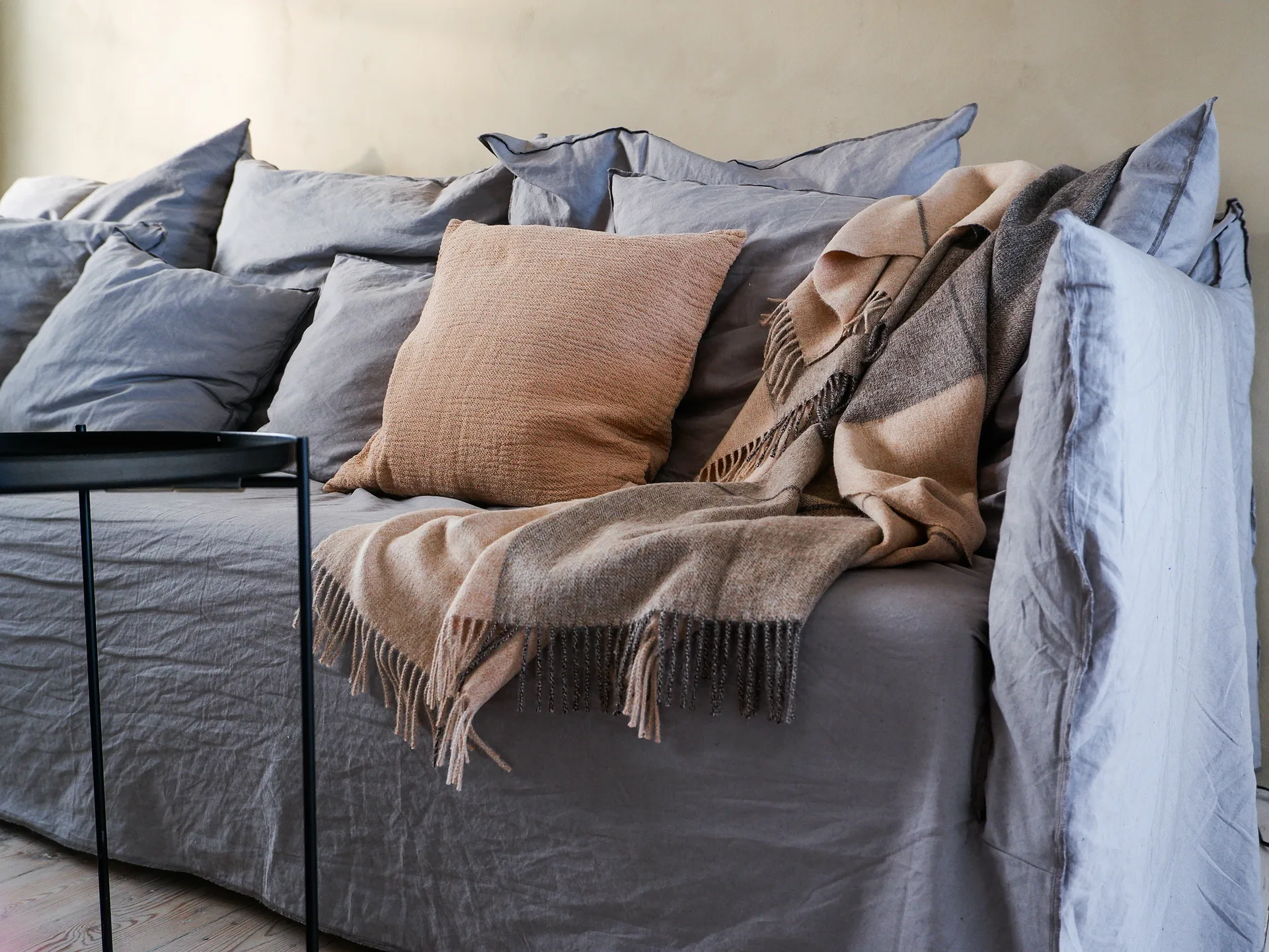 Federa cuscino Thyme 50x50 cm, beige Elvang Denmark