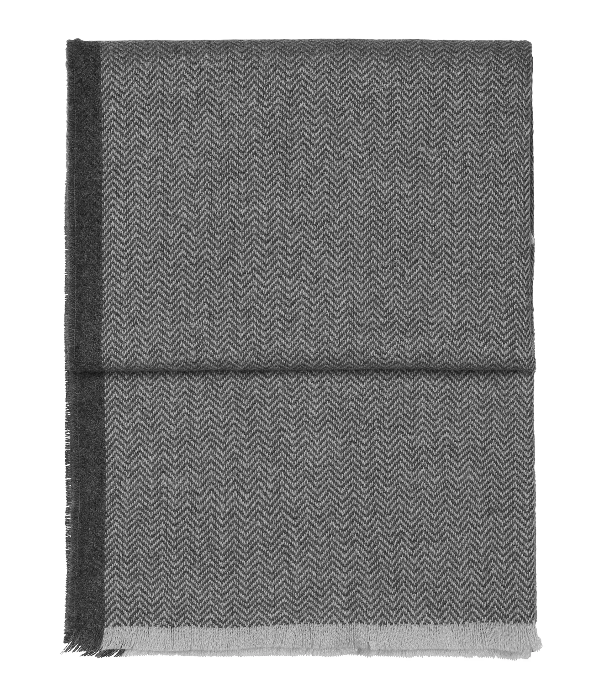 Plaid Herringbone 130x190 cm, grigio chiaro-grigio Elvang Denmark