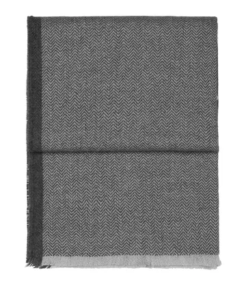Plaid Herringbone 130x190 cm - grigio chiaro-grigio - Elvang Denmark