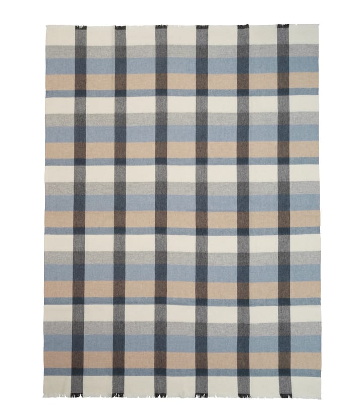 Plaid Intersection 130x190 cm - ocean blue-grey - Elvang Denmark