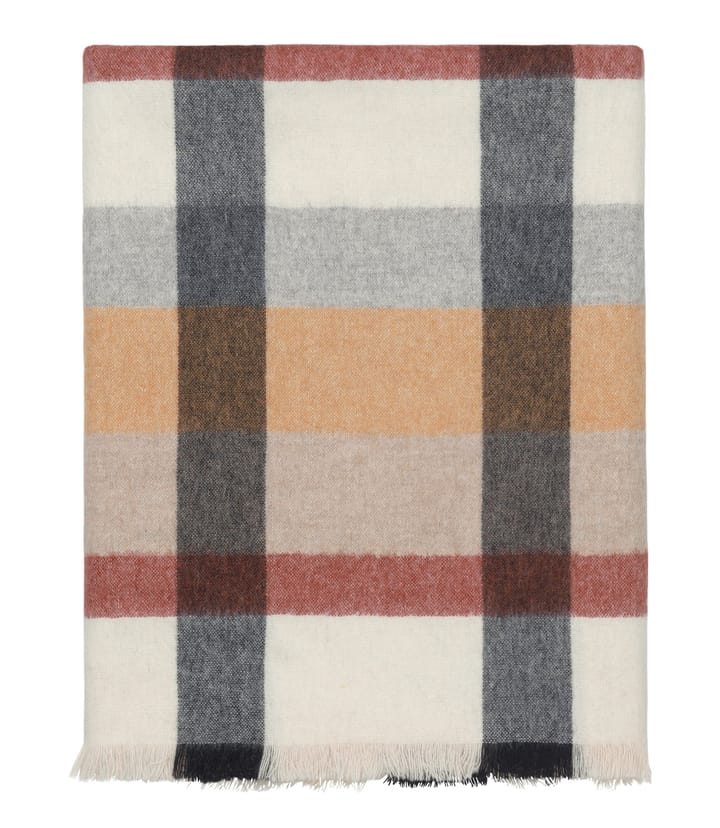 Plaid Intersection 130x190 cm - rusty red-grey - Elvang Denmark