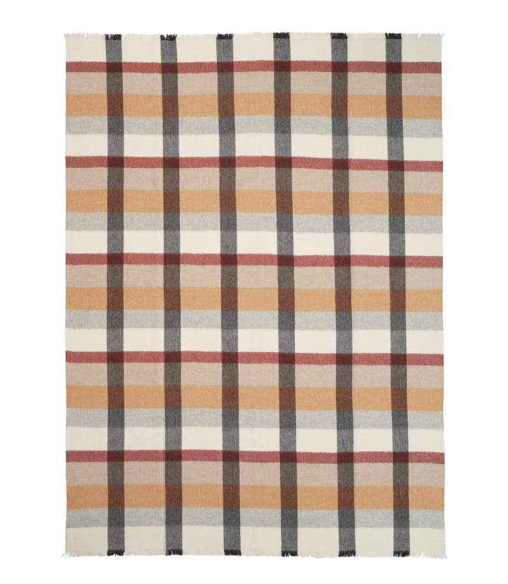 Plaid Intersection 130x190 cm - rusty red-grey - Elvang Denmark