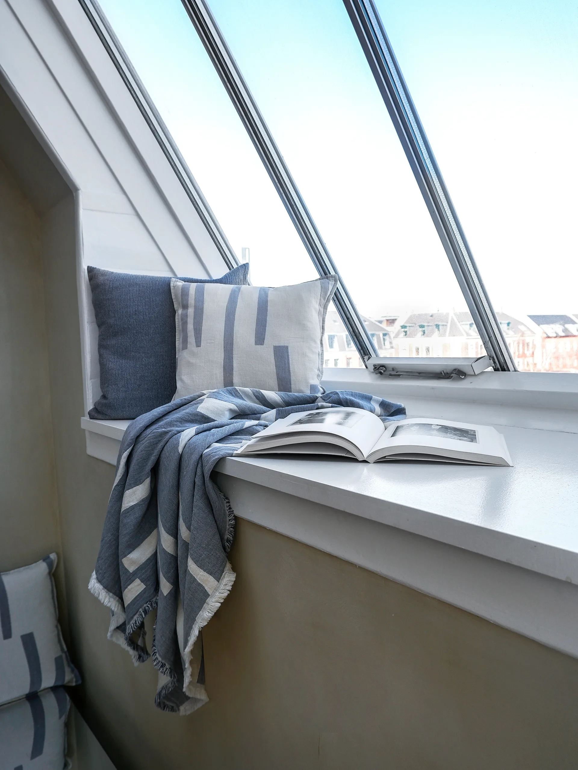 Plaid Lyme Grass 130x180 cm, Blu Elvang Denmark