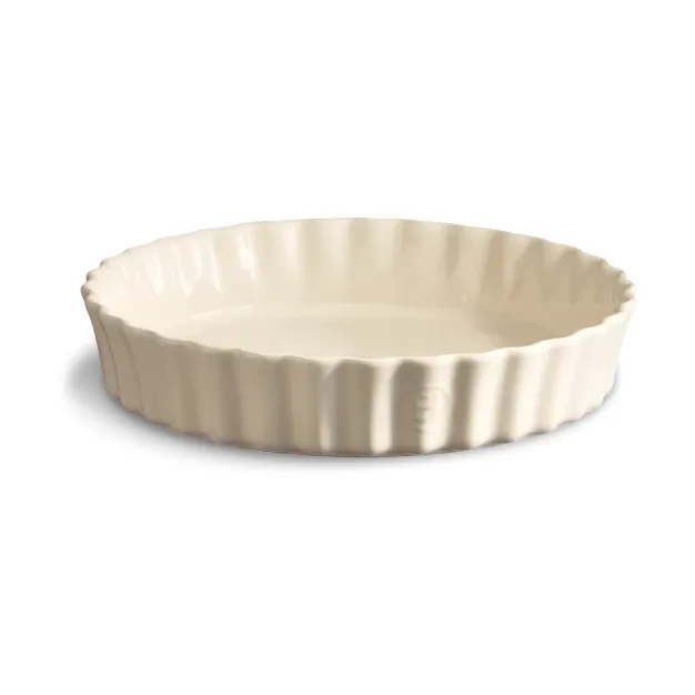 Teglia per crostate Emile Henry Ø24 cm - Cream - Emile Henry