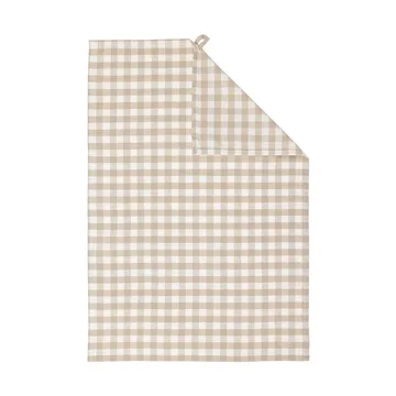 Asciugamano da cucina a quadri Ernst 47x70 cm - Beige-bianco - ERNST