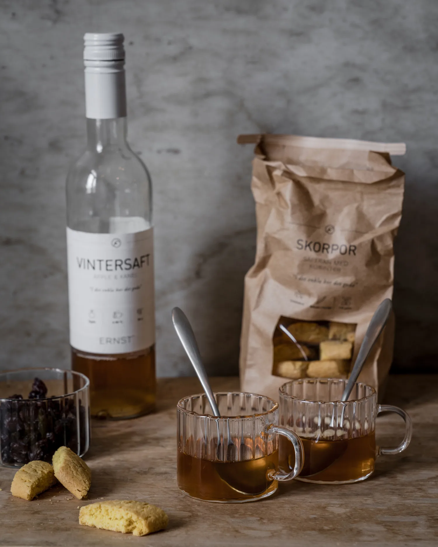 Bicchiere da glögg Ernst scanalato 10 cl, Trasparente ERNST