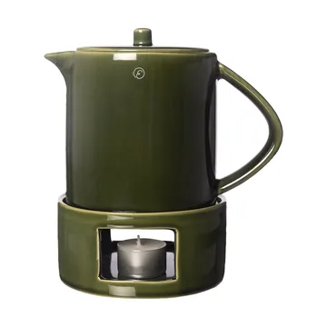 Brocca per glögg Ernst con scaldino - Verde - ERNST