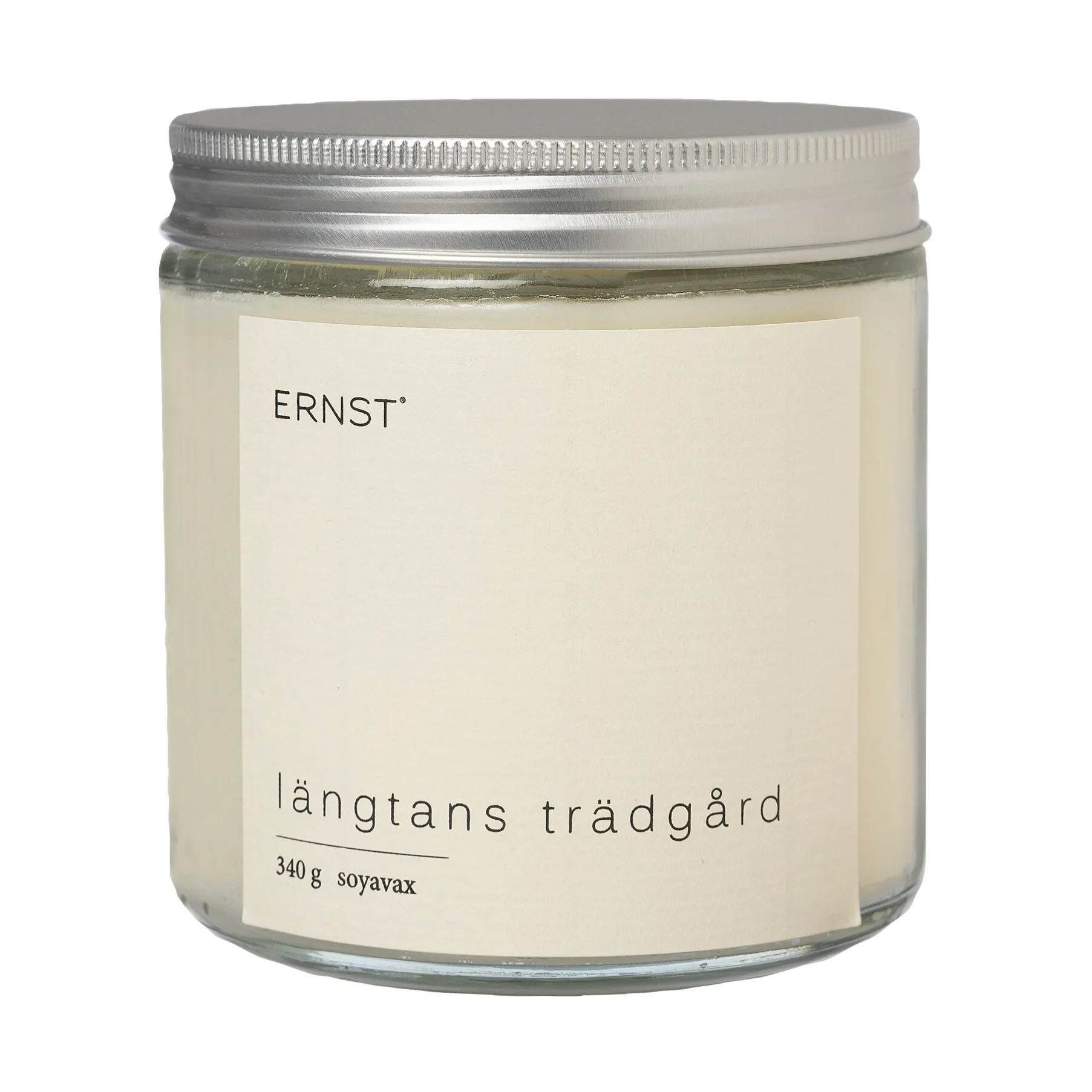 Candela profumata in vetro con coperchio Ernst Ø9 cm, Giardino della nostalgia ERNST