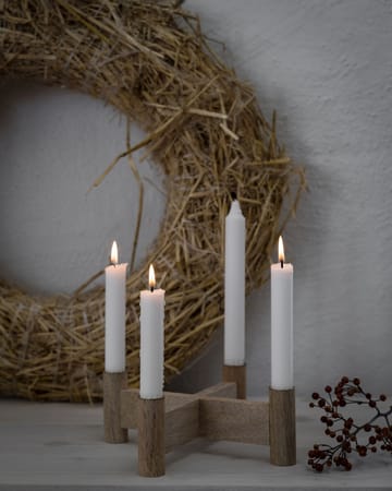 Candelabro dell'Avvento Ernst Ø22x8 cm - Naturale - ERNST