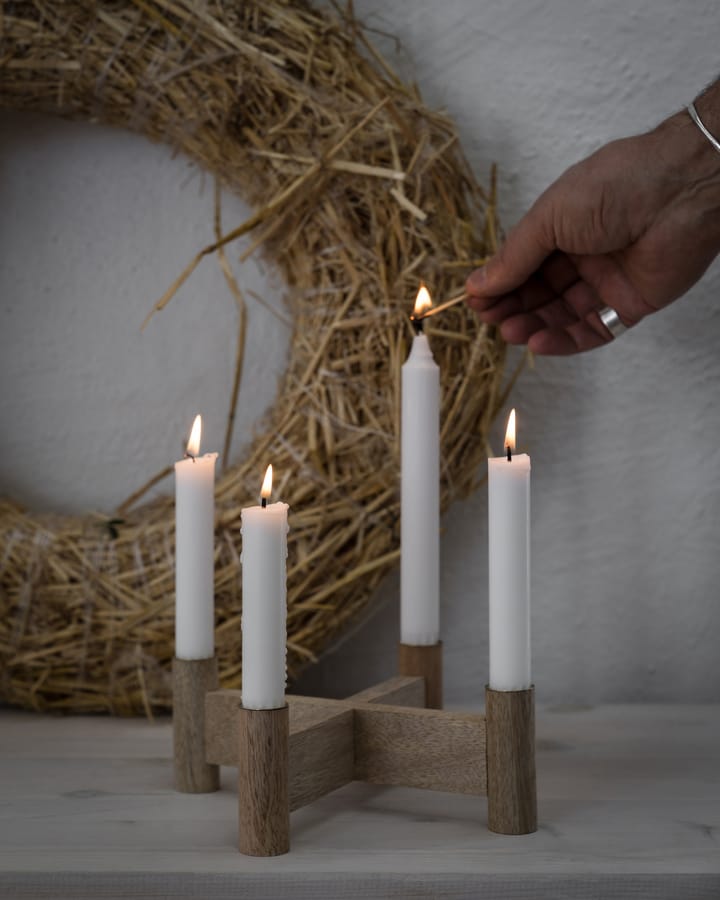 Candelabro dell'Avvento Ernst Ø22x8 cm, Naturale ERNST