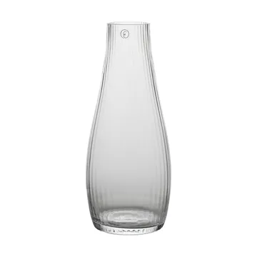 Caraffa in vetro rigato Ernst - Trasparente, Ø8x19 cm - ERNST