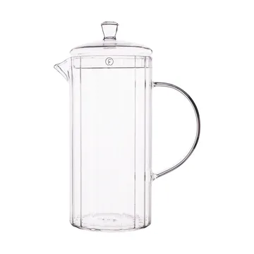 Caraffa in vetro scanalata Ernst 1 L - Trasparente - ERNST