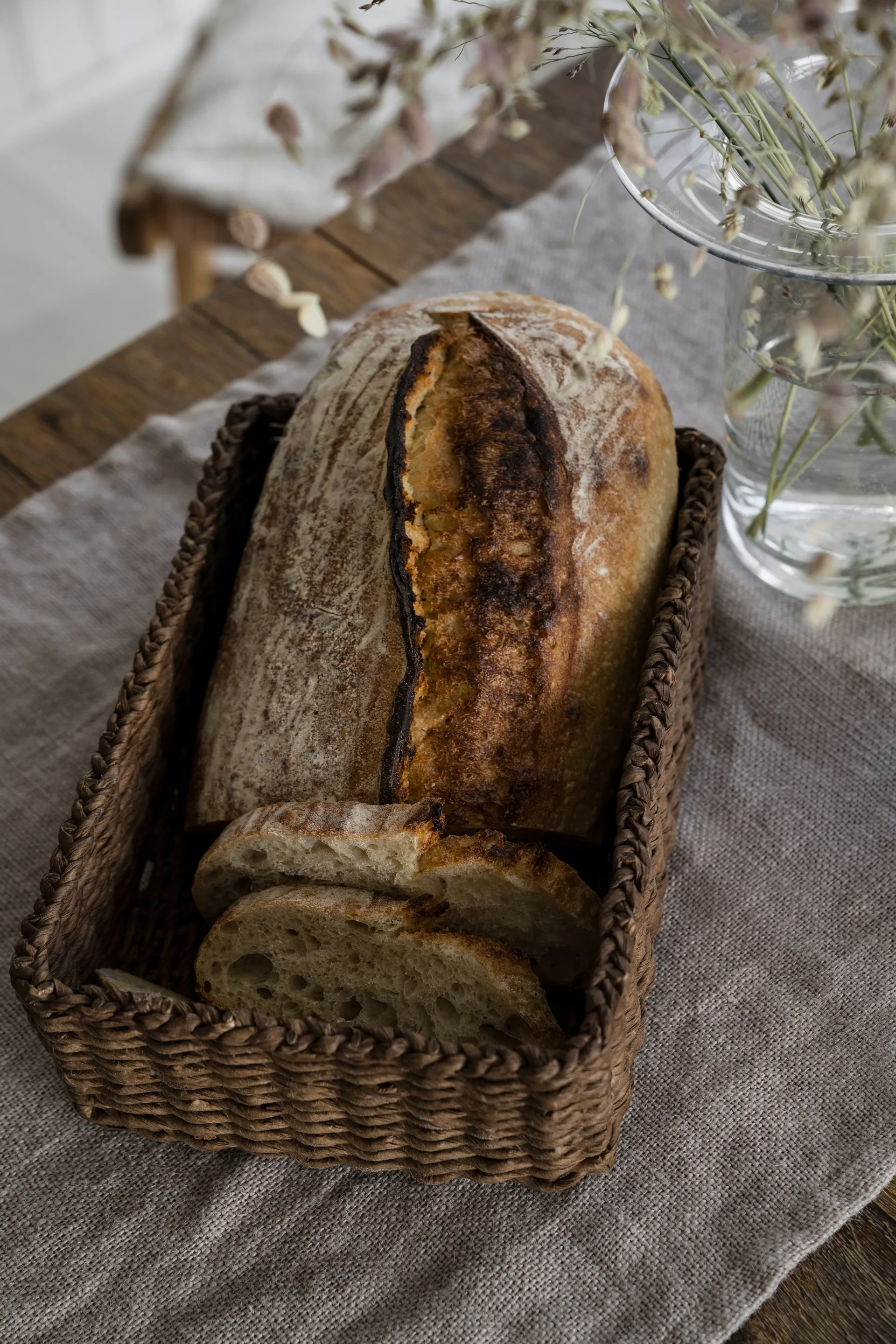 Cesto Ernst 2 pezzi, Marrone scuro ERNST