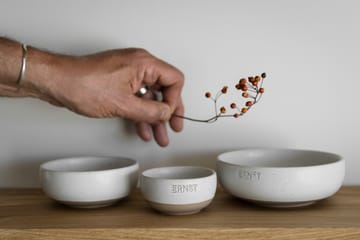 Ciotola Ernst  - Fondo bianco-naturale, Ø14 cm - ERNST
