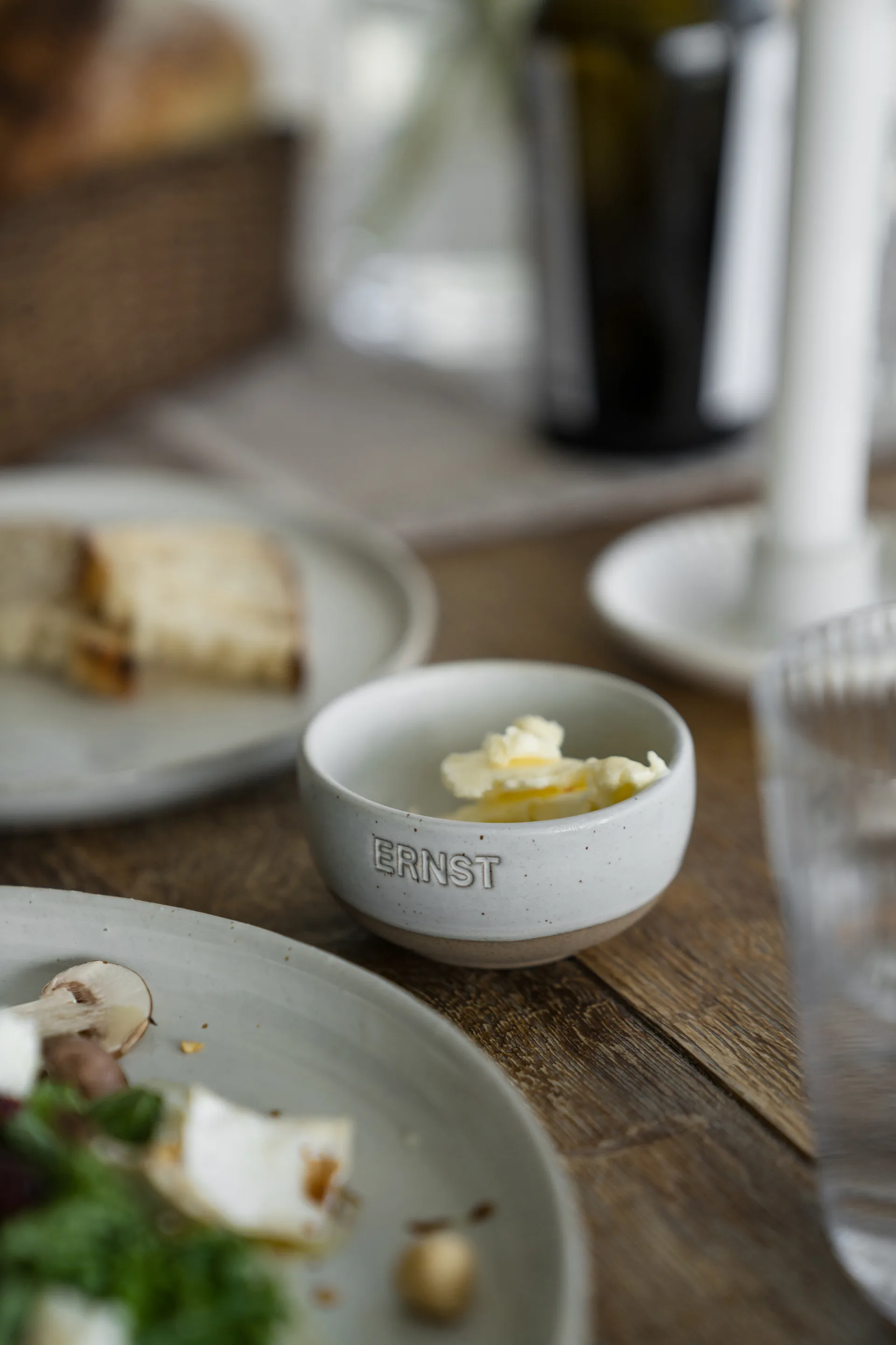 Ciotola Ernst , Fondo bianco-naturale, Ø8 cm ERNST