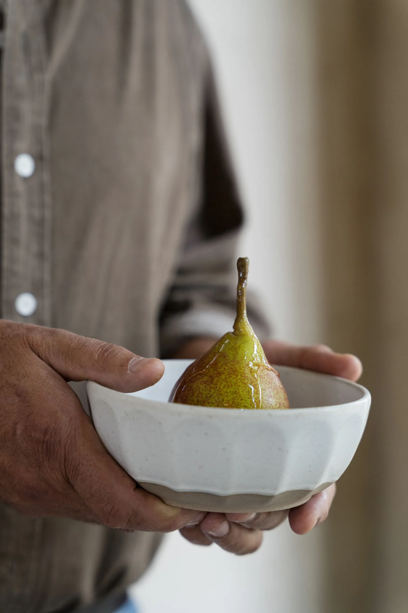 Ciotola in gres Ernst, Bianco-naturale, Ø16 cm ERNST