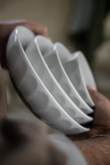 Ciotola in gres Ernst - Bianco-naturale, Ø20 cm - ERNST