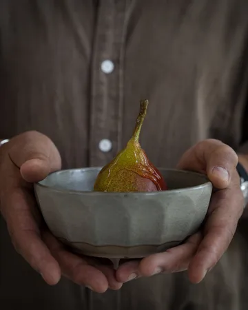 Ciotola in gres Ernst - Grigio-naturale, Ø16 cm - ERNST