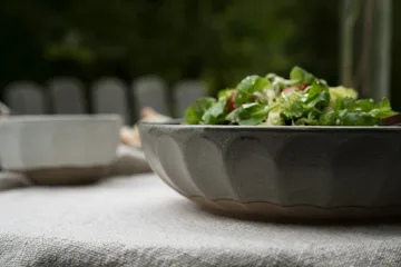 Ciotola in gres Ernst - Grigio-naturale, Ø24 cm - ERNST