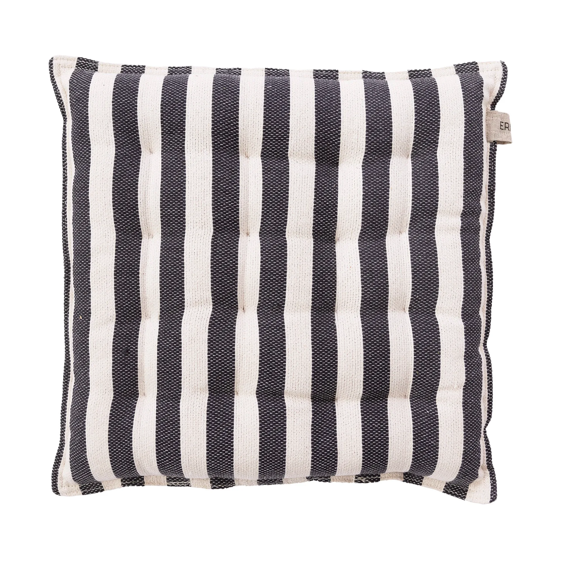 Cuscino da seduta Ernst 40x40 cm, Bianco naturale-scuro grigio ERNST