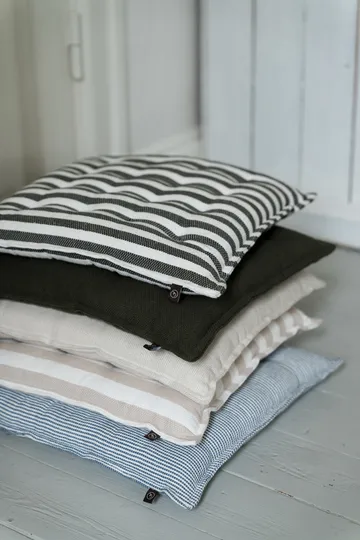 Cuscino da seduta Ernst 40x40 cm - Blu-bianco - ERNST