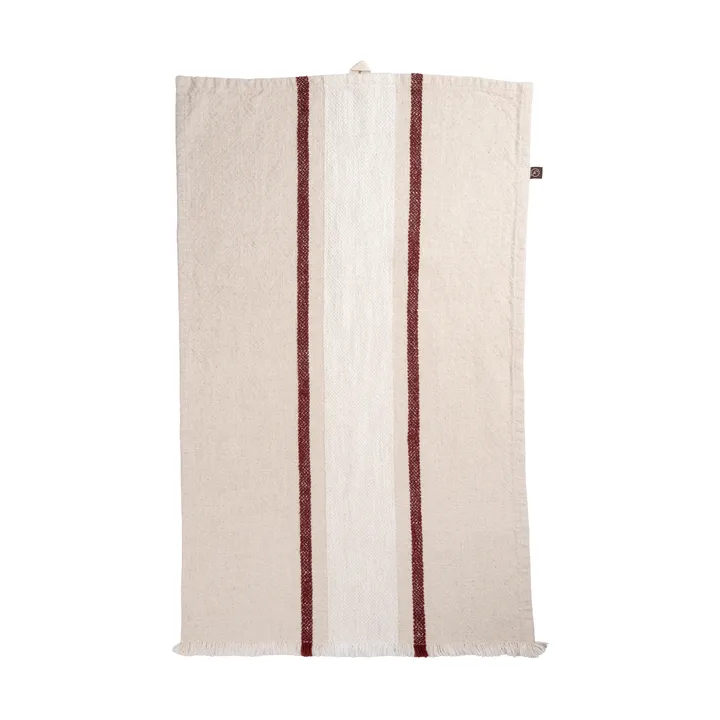Ernst asciugapiatti - Natur-bianco-rosso, 47x70 cm - ERNST