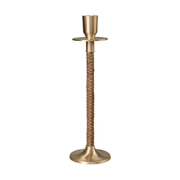 Ernst portacandela intrecciato - Ottone, Ø8x25 cm - ERNST