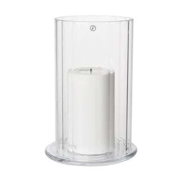 Ernst portacandela per candele a colonna - Bicchiere, Ø15x21 cm - ERNST
