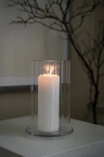 Ernst portacandela per candele a colonna - Bicchiere, Ø15x21 cm - ERNST