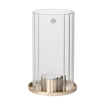 Ernst portacandela per tealight - Ottone-vetro, Ø9x15 cm - ERNST