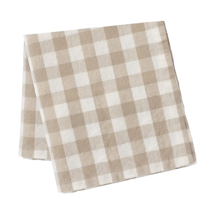 Ernst tovaglia a quadri 145x340 cm, Beige-bianco ERNST