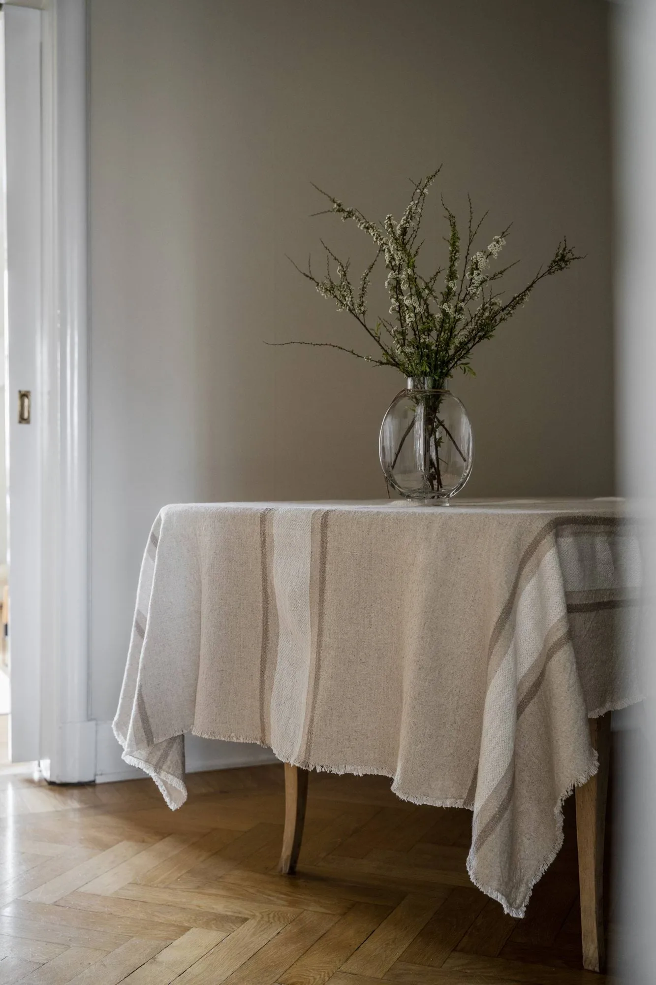 Ernst tovaglia, Natur-bianco-beige, 145x300 cm ERNST