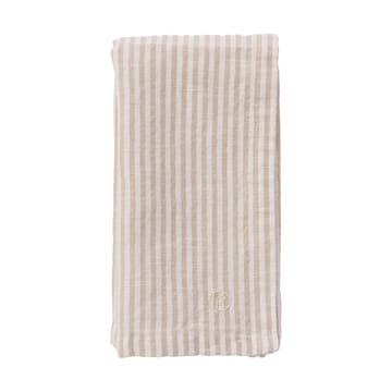 Ernst tovagliolo a righe sottili 40x40 cm - Beige-bianco - ERNST