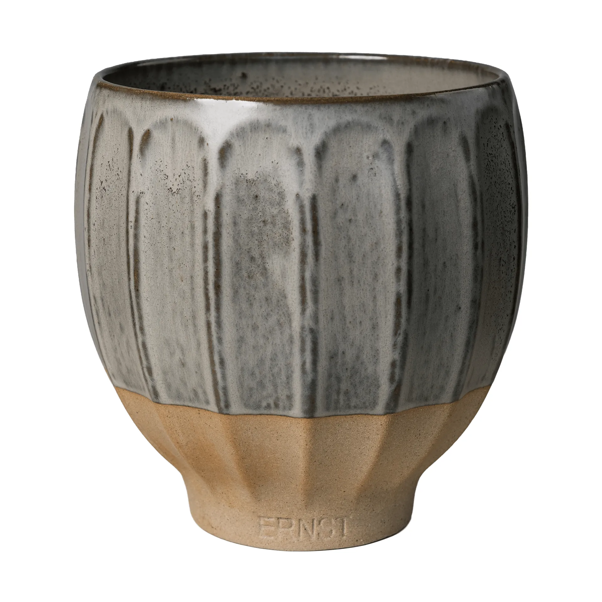 Ernst vaso, Grigio-naturale, Ø18x18 cm ERNST
