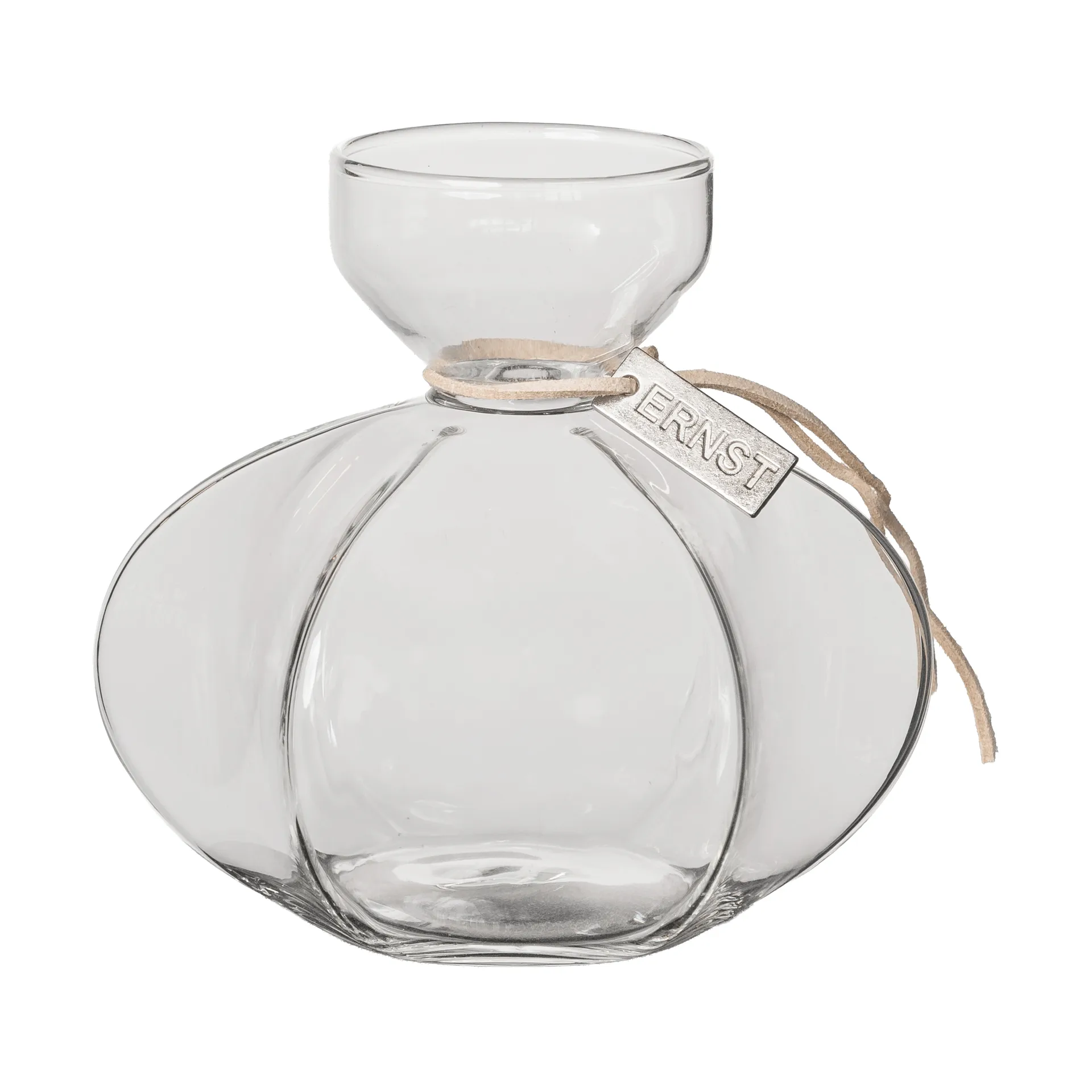Ernst vaso in vetro per rami o noccioli, Ø10x10 cm ERNST