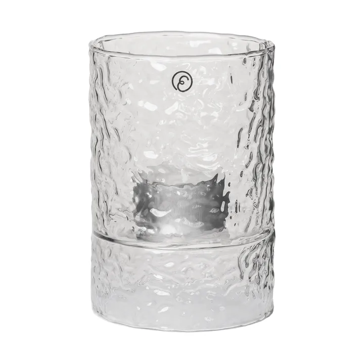 Ernst vaso/portacandela con texture - Ø7,5x11 cm - ERNST