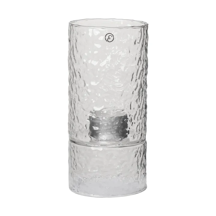Ernst vaso/portacandela con texture - Ø7,5x16 cm - ERNST