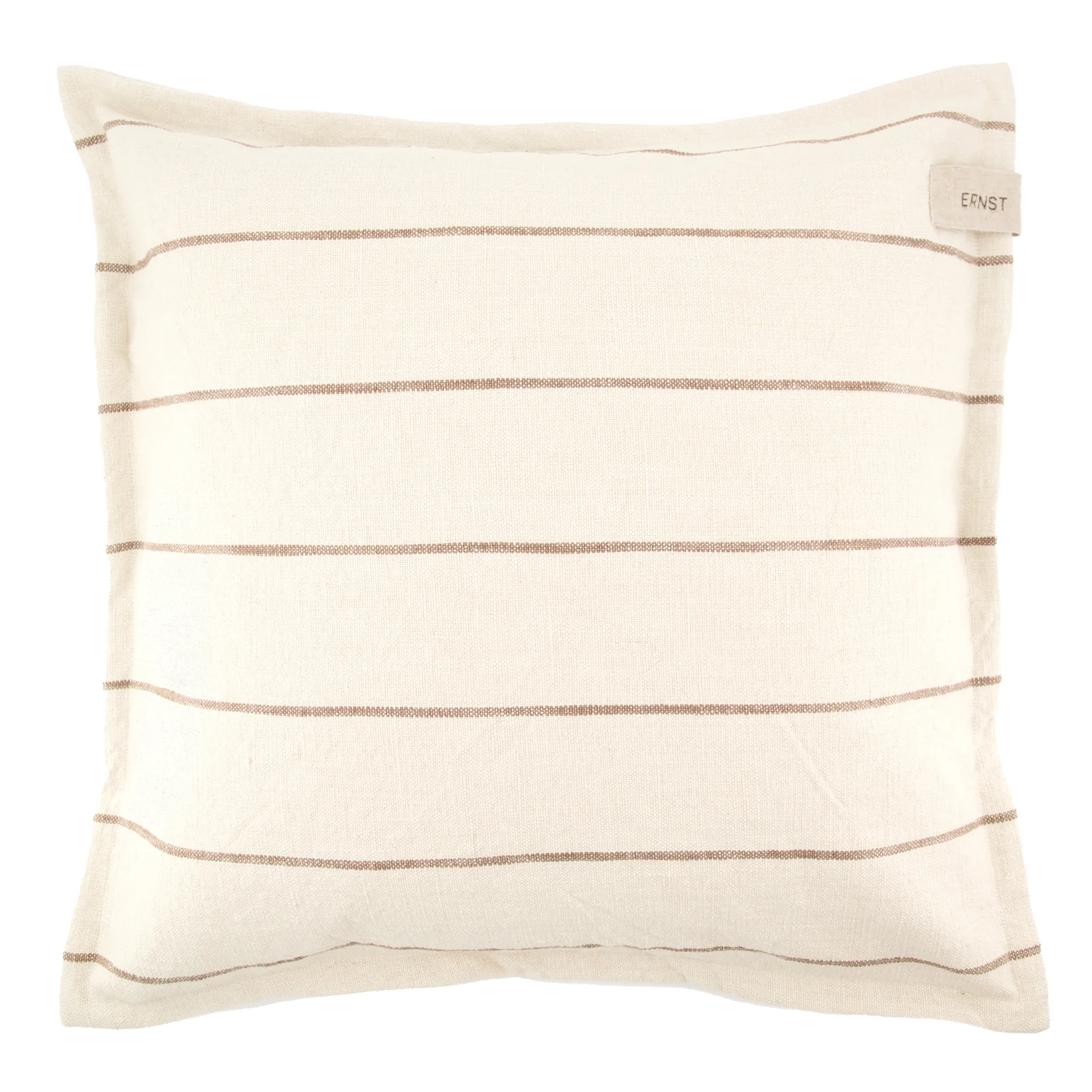 Federa Ernst a righe 50x50 cm, Naturale-talpa ERNST